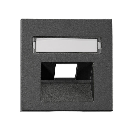 Mască 1*RJ45, antracit