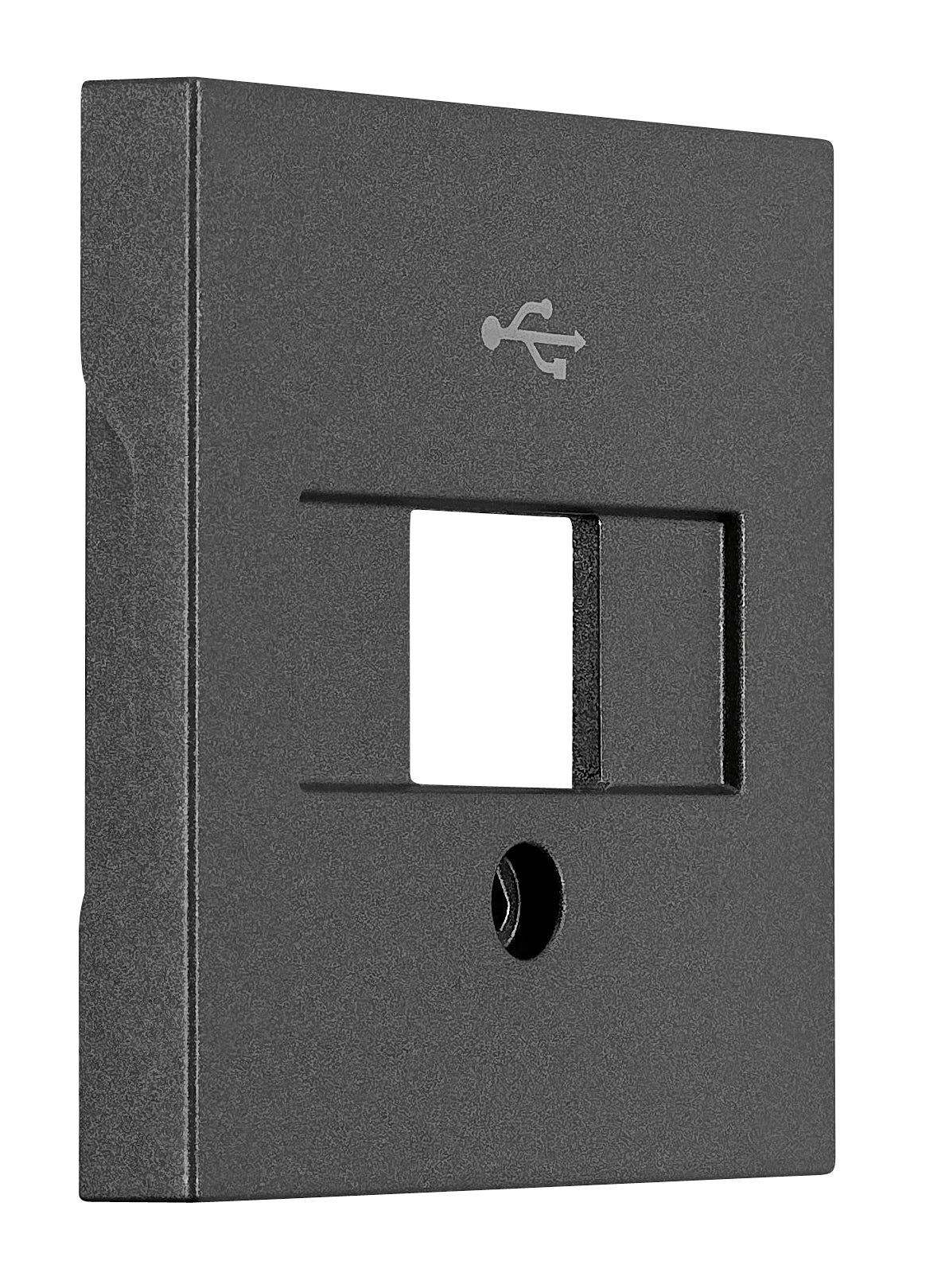 Mască Priză USB, antracit, antracit