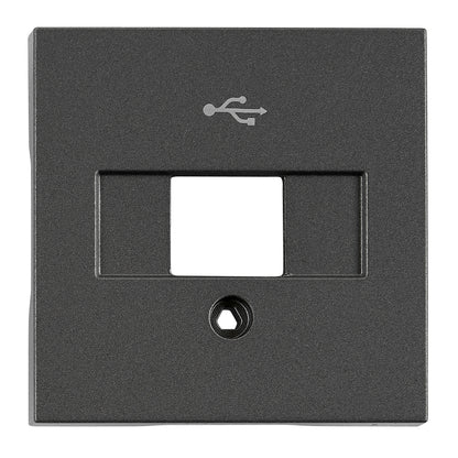 Mască Priză USB, antracit, antracit