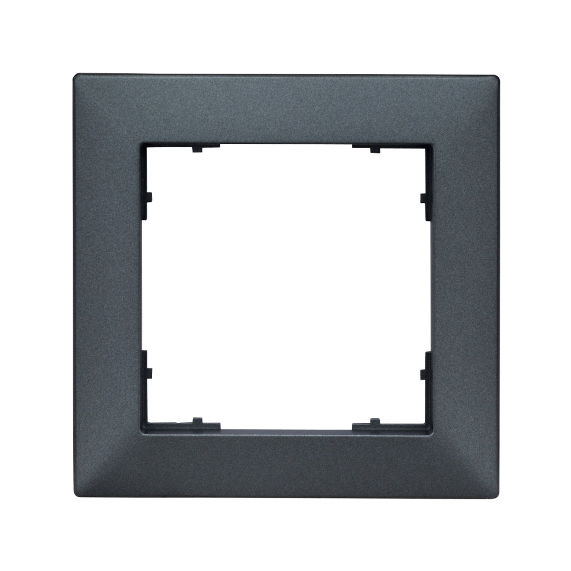 Ramă pentru 1 aparat cu dimensiuni de 55x55mm, antracit
