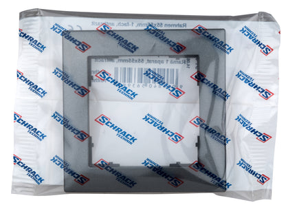 Ramă pentru 1 aparat cu dimensiuni de 55x55mm, antracit