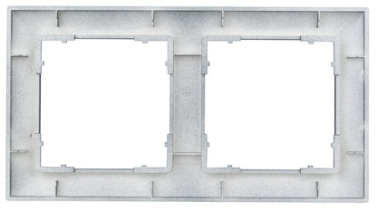 Ramă pentru 2 aparate cu dimensiuni de 55x55mm, antracit