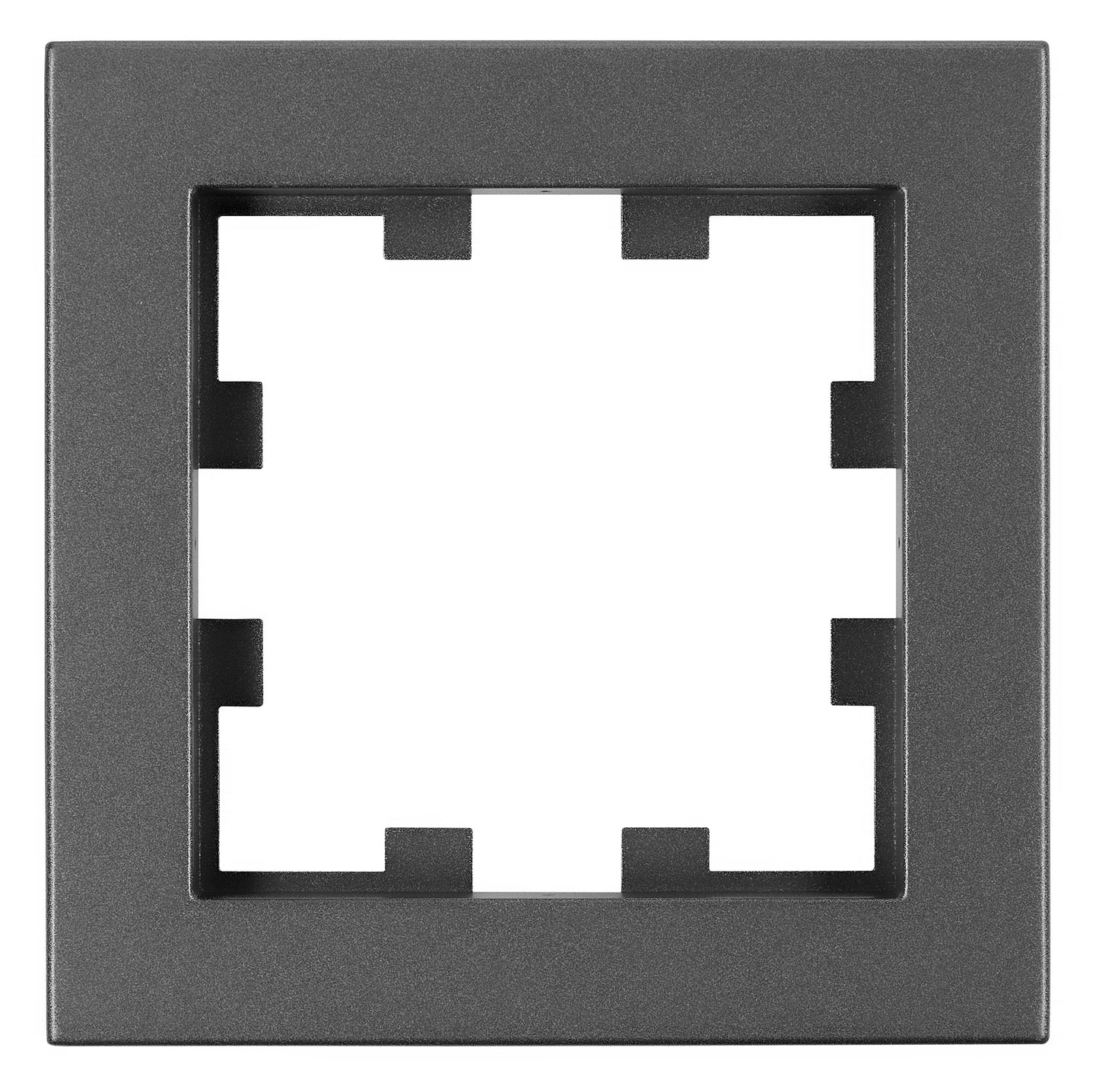Ramă 1 aparat, Design CUBIC, antracit