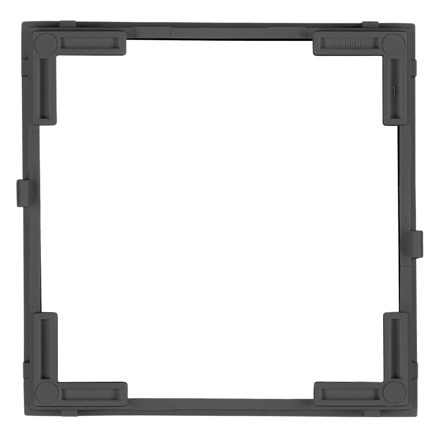 Adapter frame 55x55mm to 50x50mm, anthracite, 1PU = 5 pieces