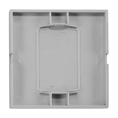 Clapetă simplă cu simbol ventilator, argintiu