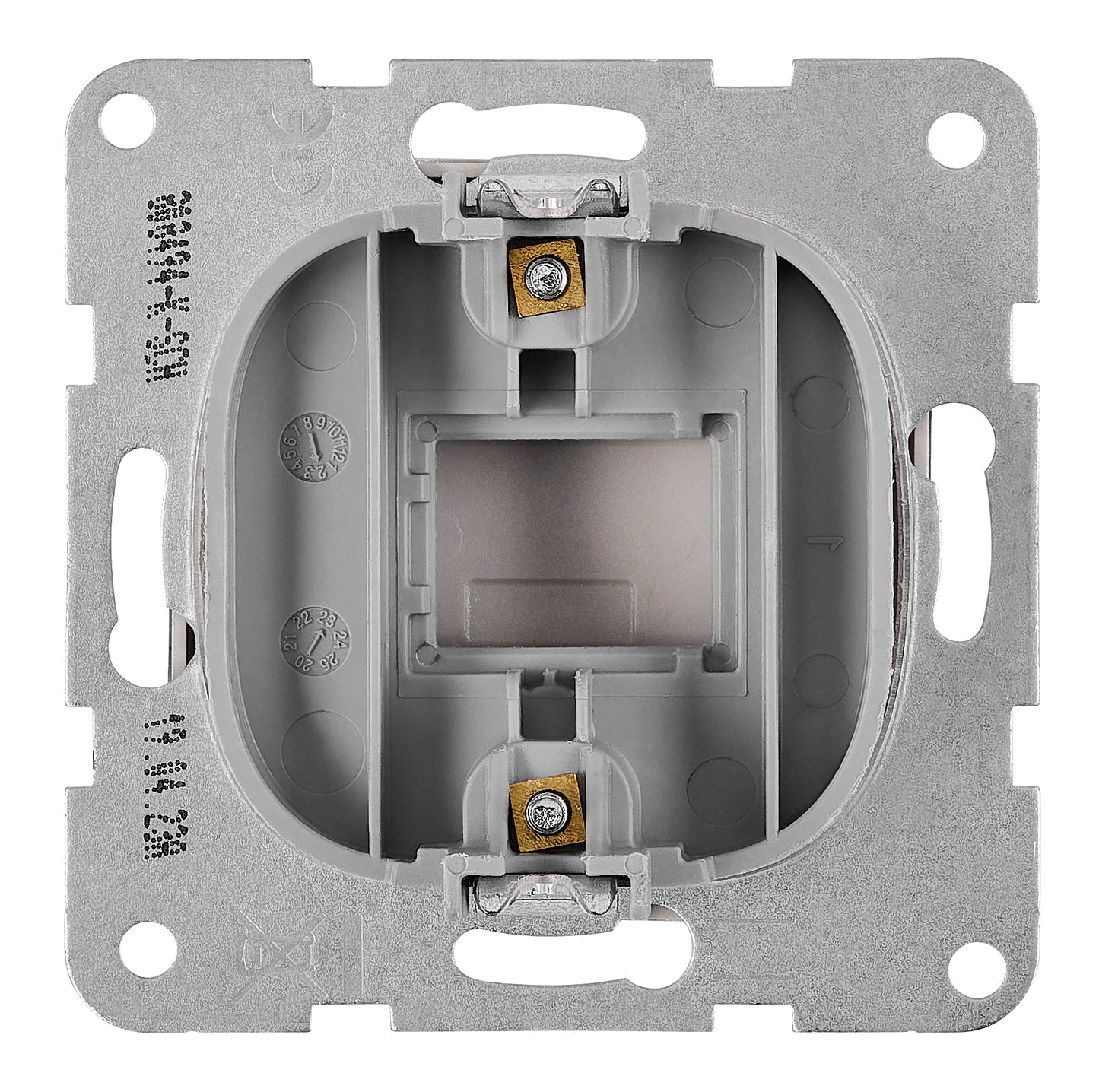 Mască oarbă, capac retractabil, placa de suport metalică, ar