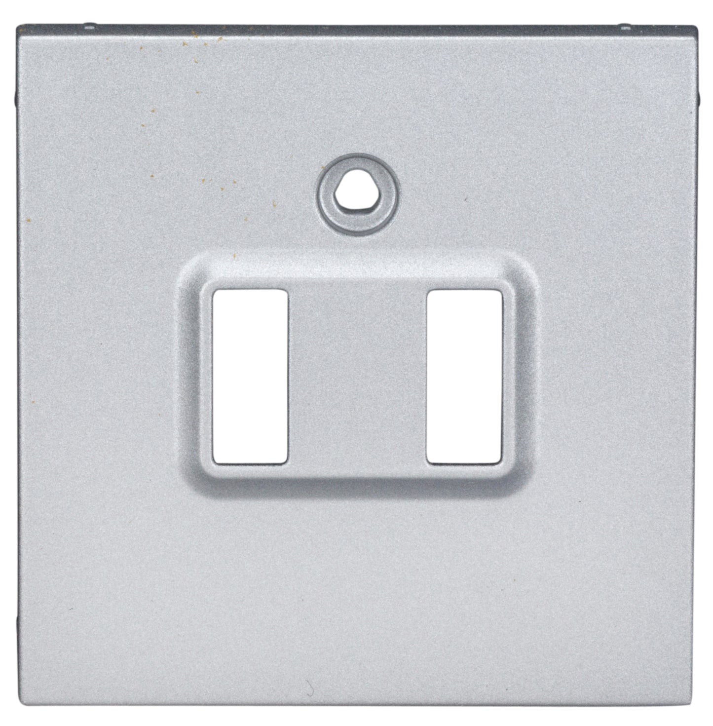 Mască priză dublă de încărcare USB, argintiu