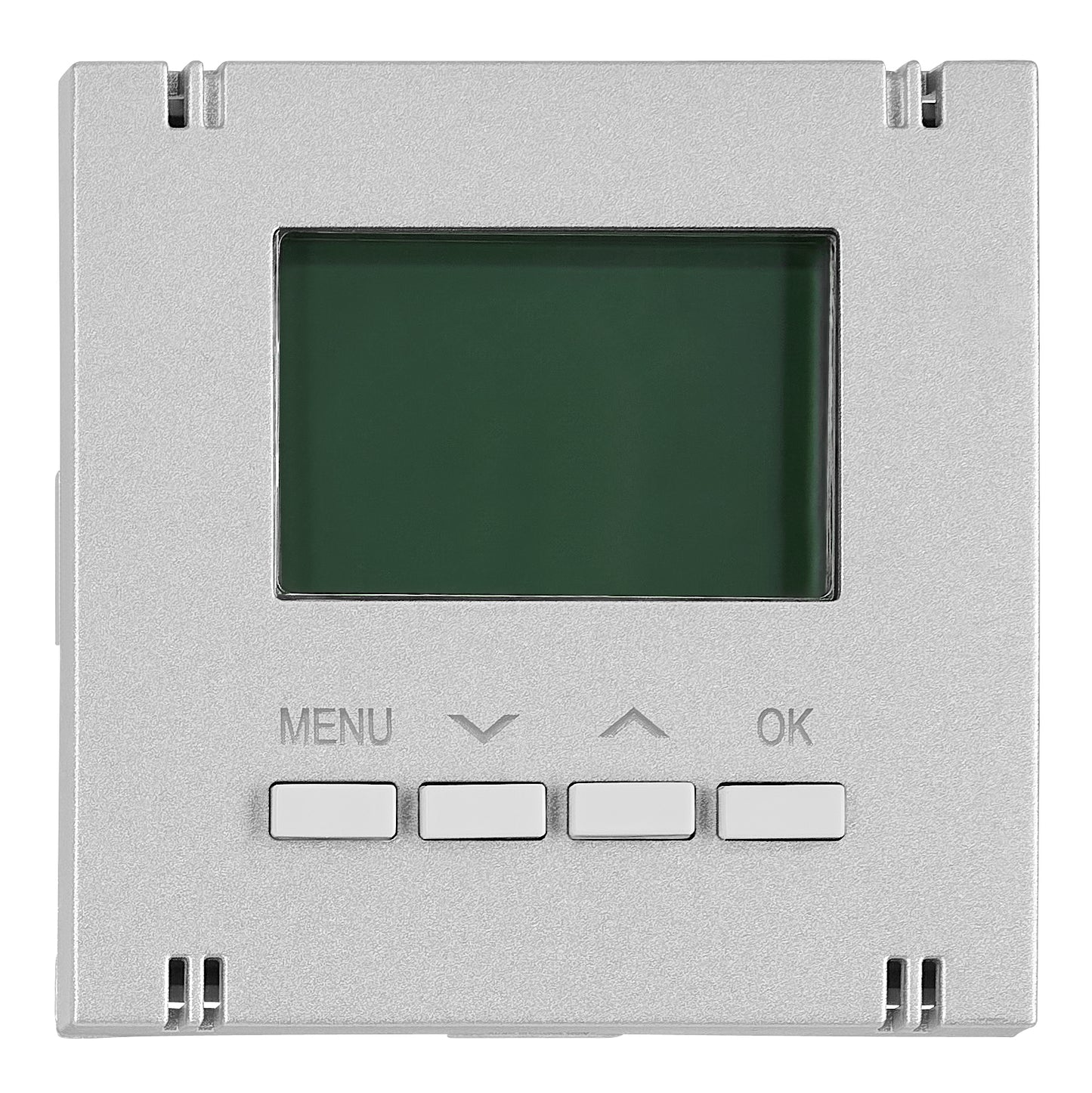 Interfață pentru termostat digital, încălzire, argintie
