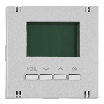 Interfață pentru termostat digital, încălzire, argintie
