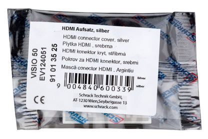 Mască priză HDMI, argintiu