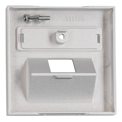 Mască 1*RJ45, argintie