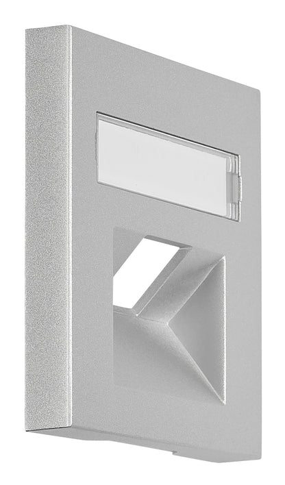 Mască 1*RJ45, argintie