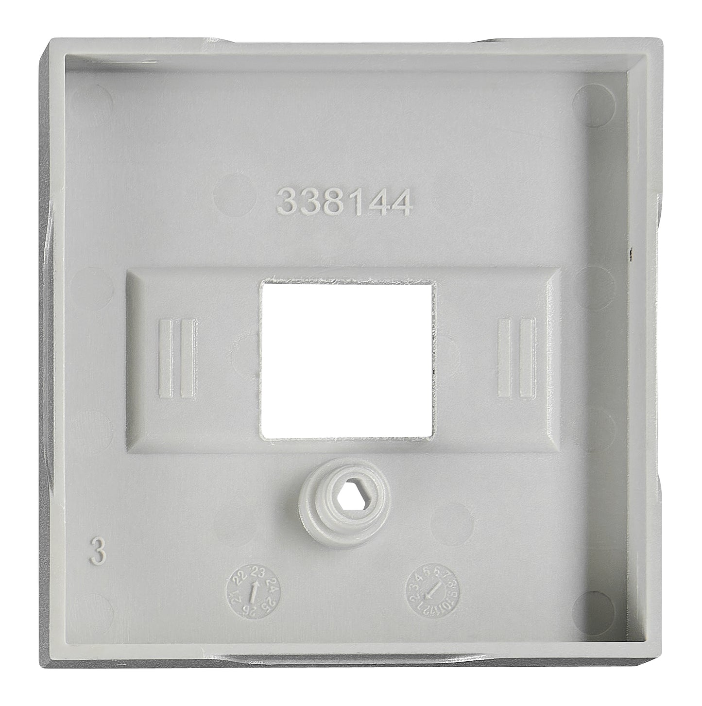 Mască Priză USB, argintie, argintie