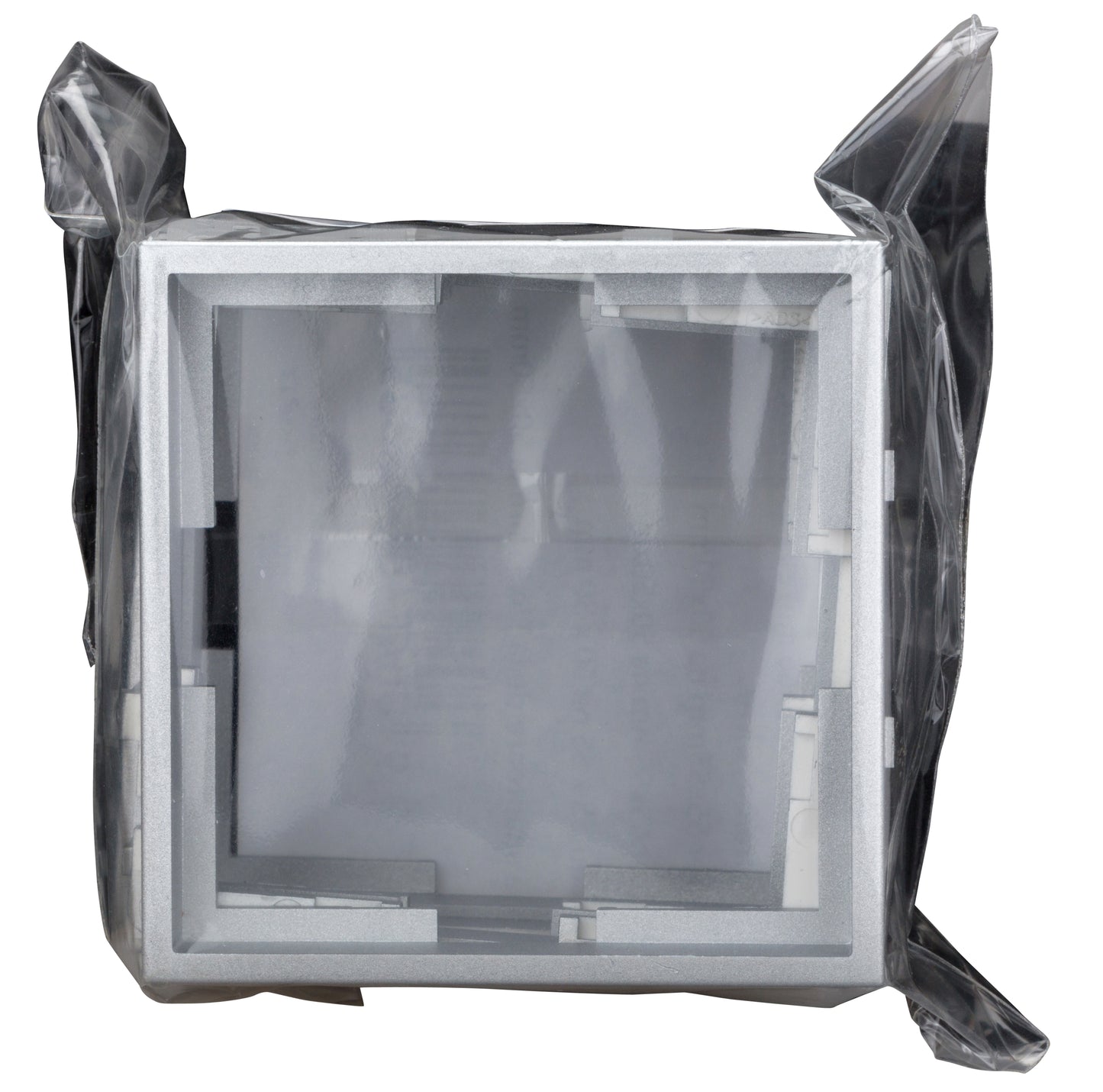 Ramă adaptoare de la 50x50mm la 55x55mm, argintiu