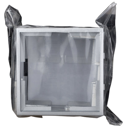 Ramă adaptoare de la 50x50mm la 55x55mm, argintiu