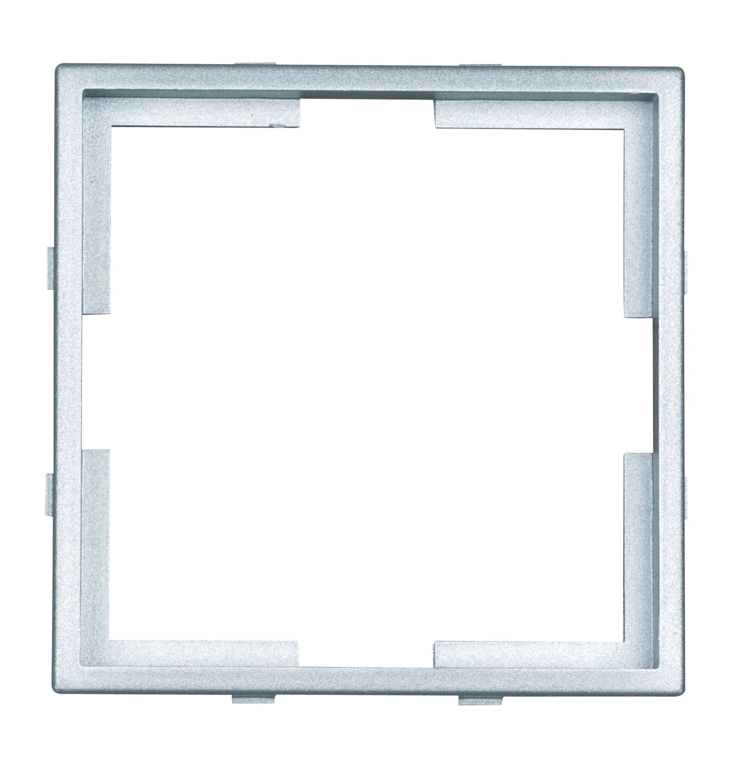 Ramă adaptoare de la 50x50mm la 55x55mm, argintiu