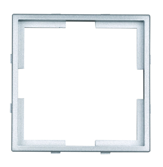 Ramă adaptoare de la 50x50mm la 55x55mm, argintiu