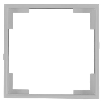 Adapter frame 55x55mm to 50x50mm, silver, 1 PU = 5 pieces