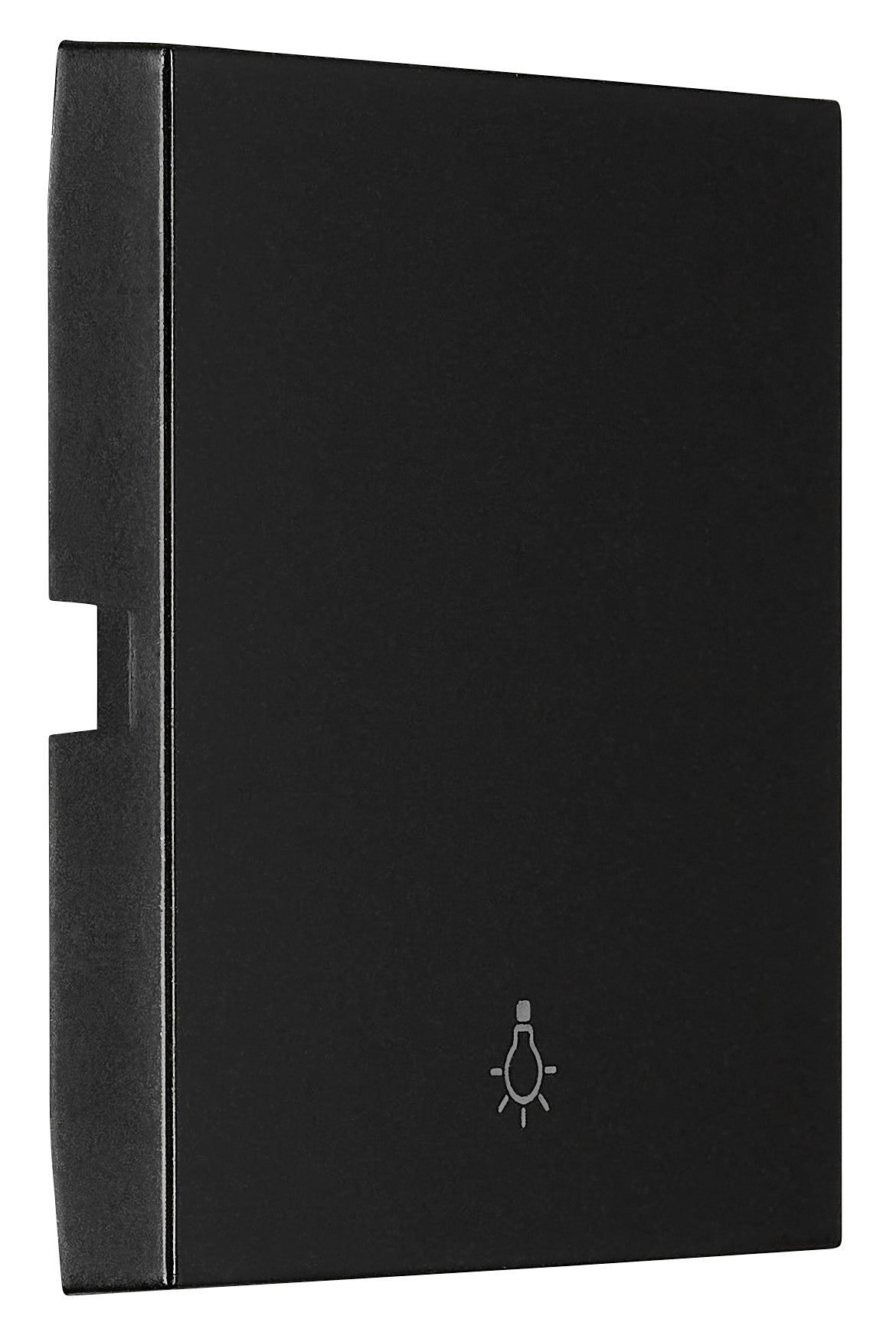 Clapetă simbol bec S55, negru