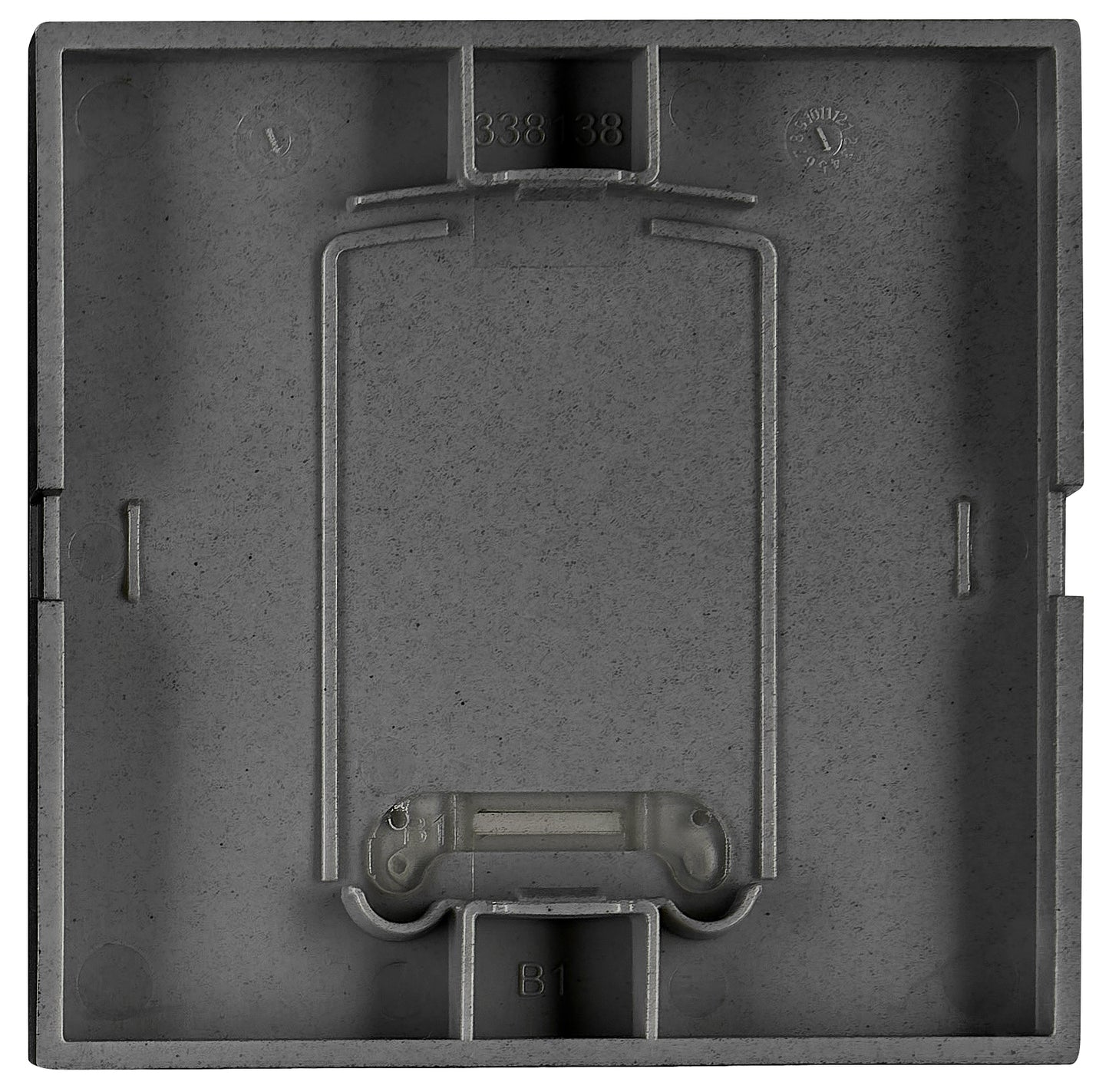 Clapetă cu indicator transparent S55, negru