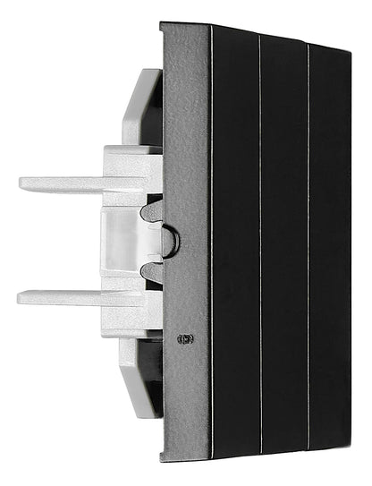 Clapetă tripla, S55, negru