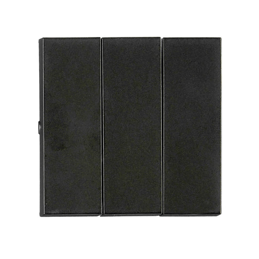 Clapetă tripla, S55, negru