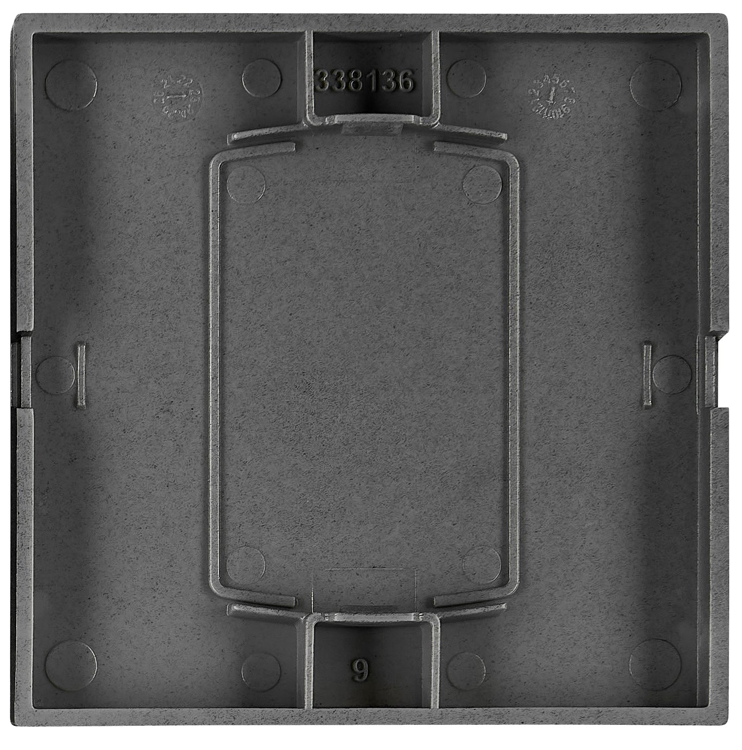 Clapetă cu simbol I/0, S55, negru