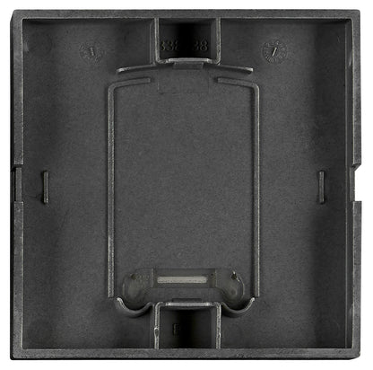 Clapetă cu indicator transparent și simbol vent., S55, negru