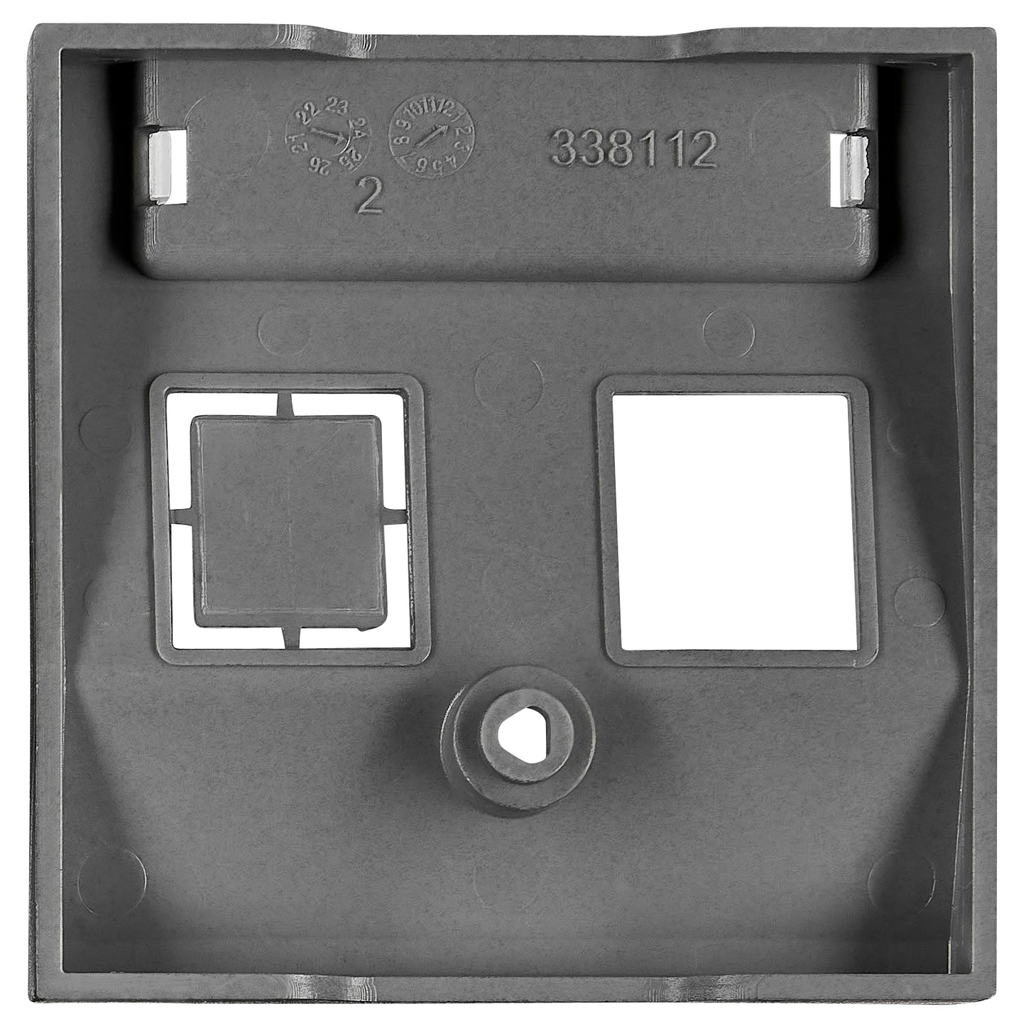 Mască 1 port RJ45, Toolless Line, negru