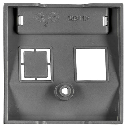 Mască 1 port RJ45, Toolless Line, negru