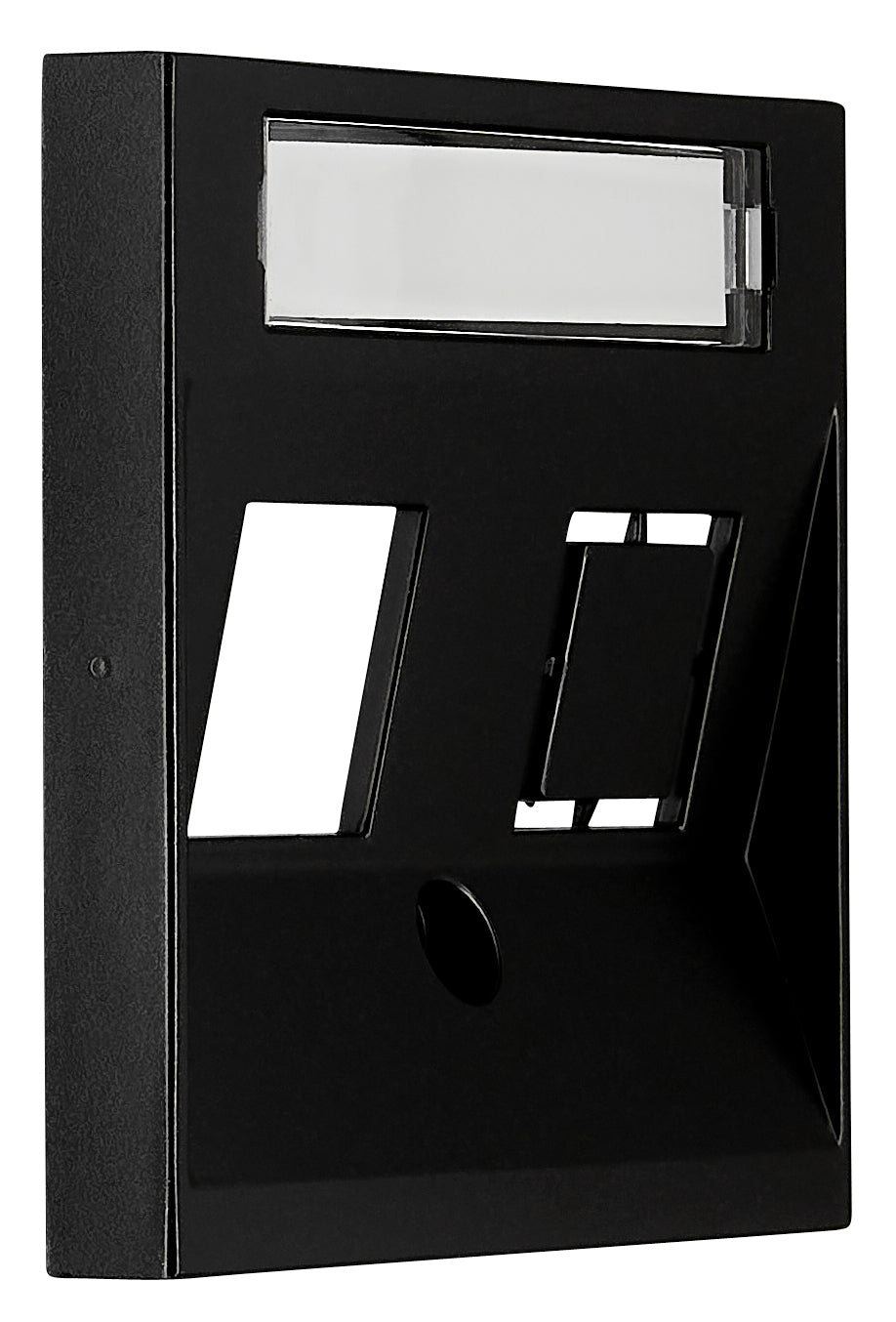 Mască 1 port RJ45, Toolless Line, negru