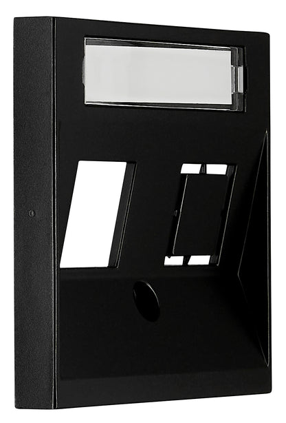 Mască 1 port RJ45, Toolless Line, negru