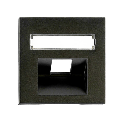 Mască 1xRJ45, UAE, etichetă, negru