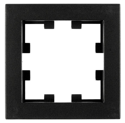 Ramă 1 aparat, CUBIC, negru