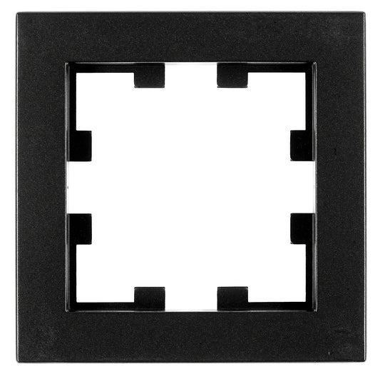 Ramă 1 aparat, CUBIC, negru