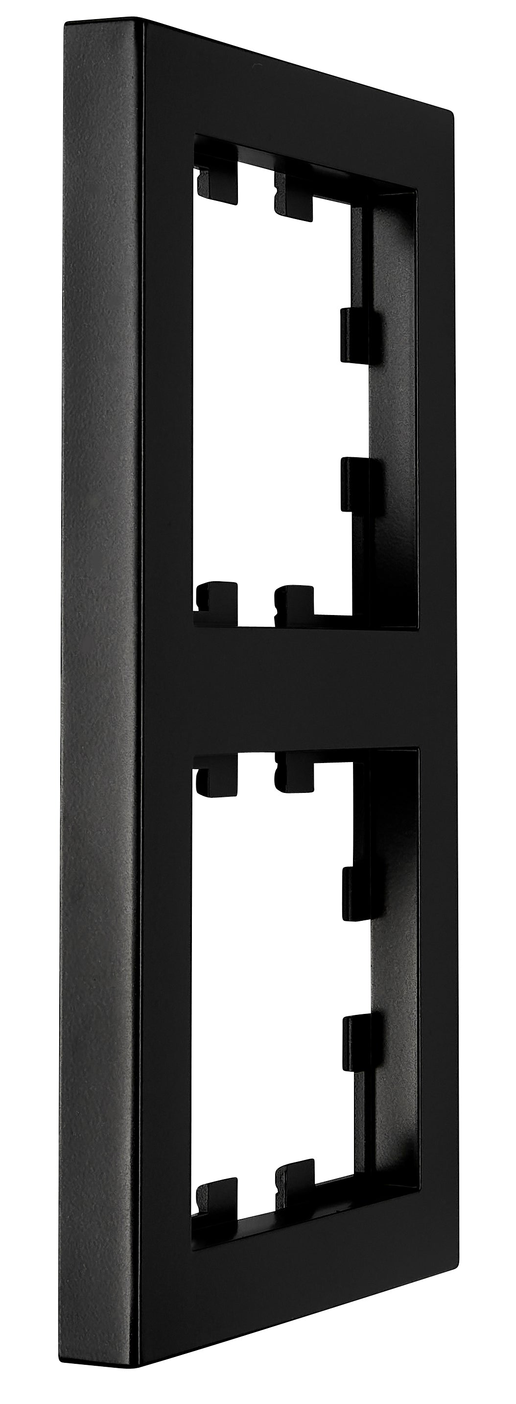 Ramă 2 aparate, CUBIC, negru