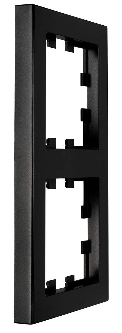 Ramă 2 aparate, CUBIC, negru