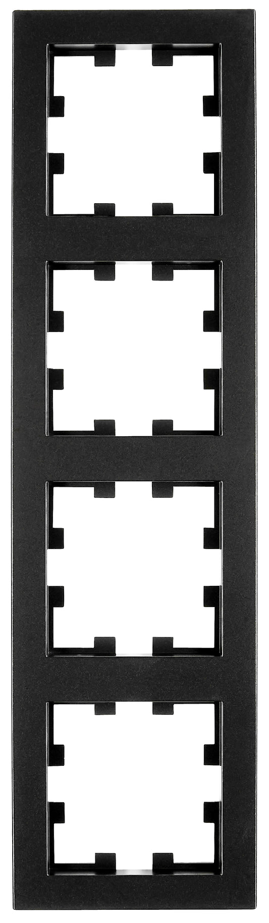 Ramă 4 aparate, CUBIC, negru