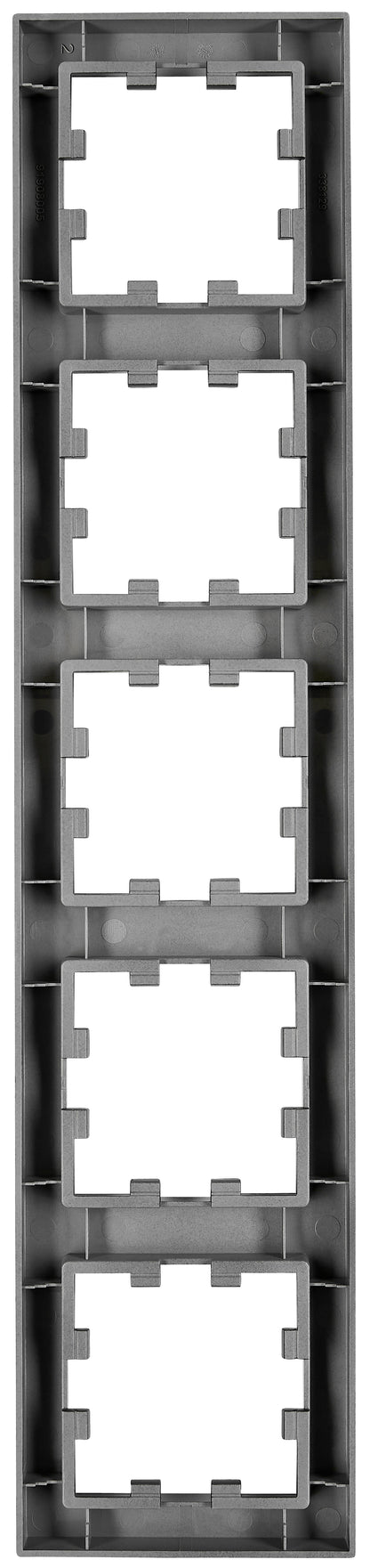 Ramă 5 aparate, CUBIC, negru