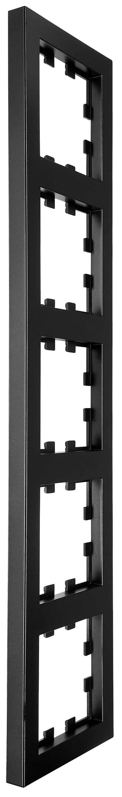 Ramă 5 aparate, CUBIC, negru
