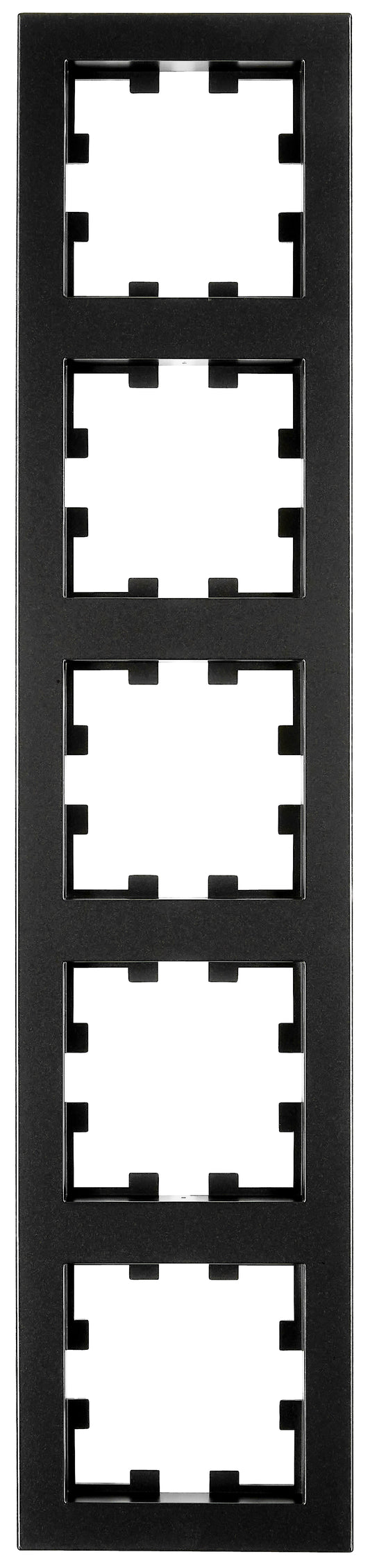 Ramă 5 aparate, CUBIC, negru