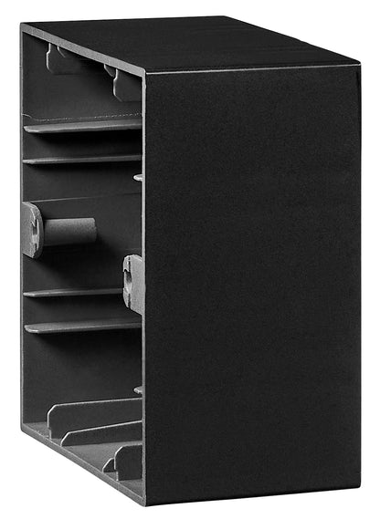 One gang wall mounting housing, black
