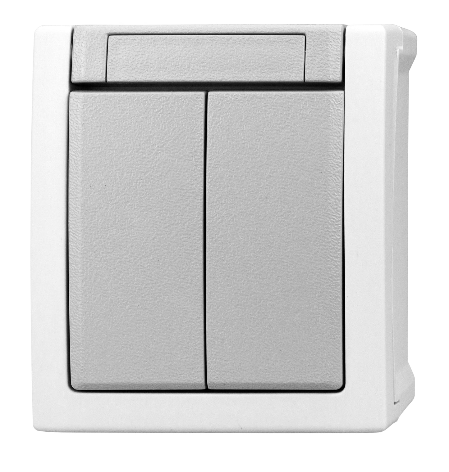 Two-gang Two-way Switch, cage clamps, VISIO IP54