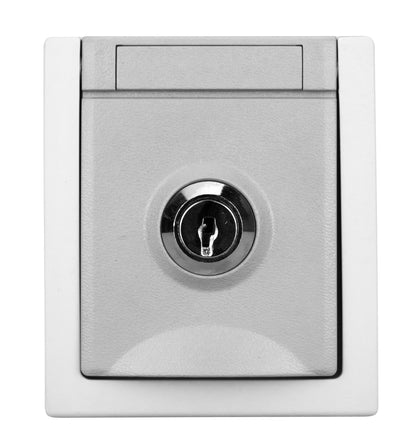 Socket outlet, lockable 10 (same closures), VISIO IP54