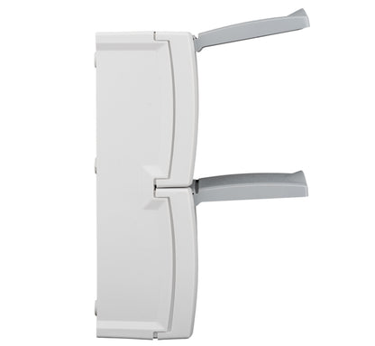 Priză dublă PE+capac, 16A, vertical, PT, cl.elastice, IP54