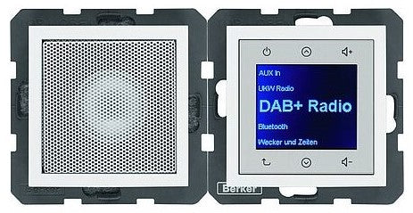 Touchpad Radio cu speaker, alb