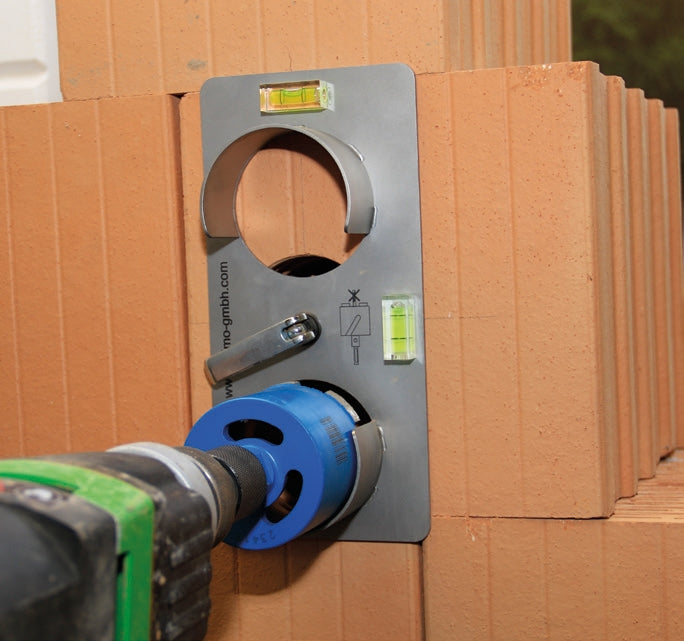 Drilling template 82 mm for flush-mounted boxes