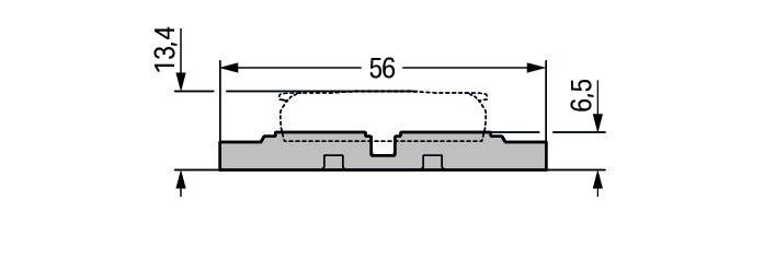 Mounting carrier, 5-way, screw mounting