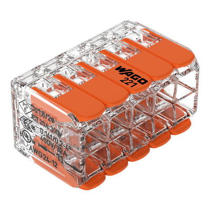 Wago 10-conductor connecting terminal, 4 mm²