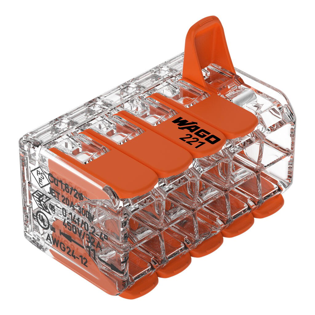 Wago 10-conductor connecting terminal, 4 mm²